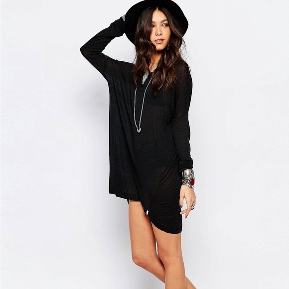 One Teaspoon Soho Wool Long Sleeve Dress Black Size XXS - Picture 6 of 14